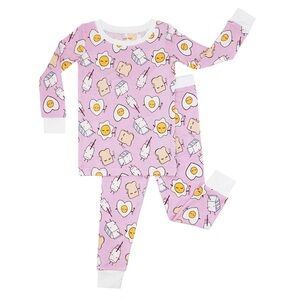 Little Sleepies Breakfast Buddies Pink Two-Piece Pajama Set